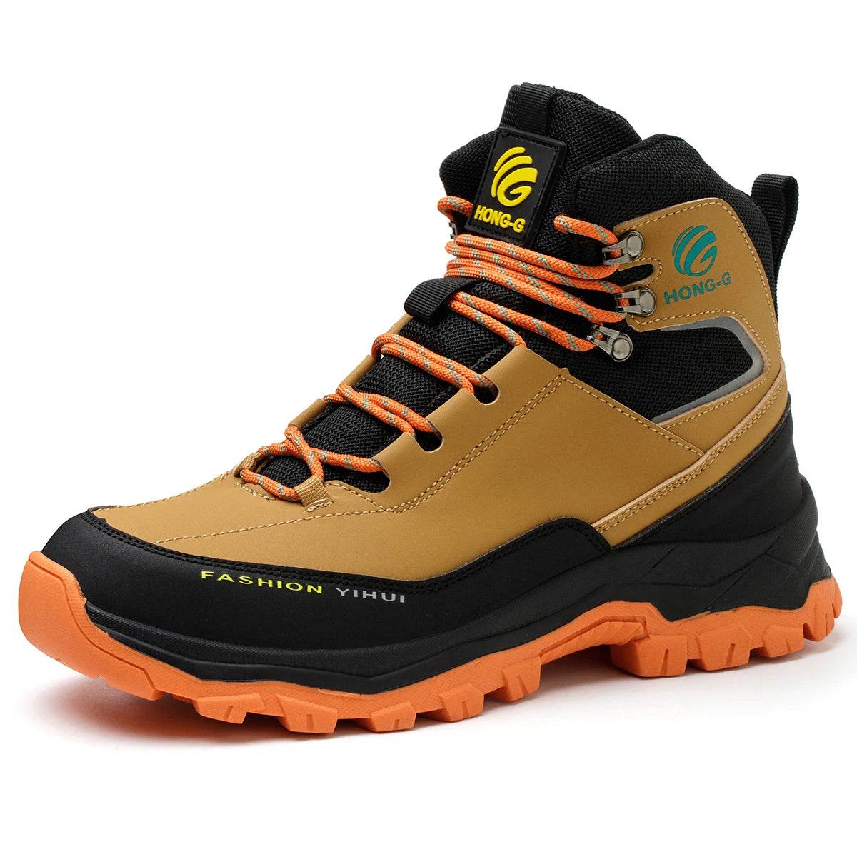 Rotary Buckle Men Work Boots Safety Steel Toe Safety Shoes Indestructible Shoes Anti-smash Puncture-Proof Work Shoes 38-47 - FLORANZANI- Beauté & Santé