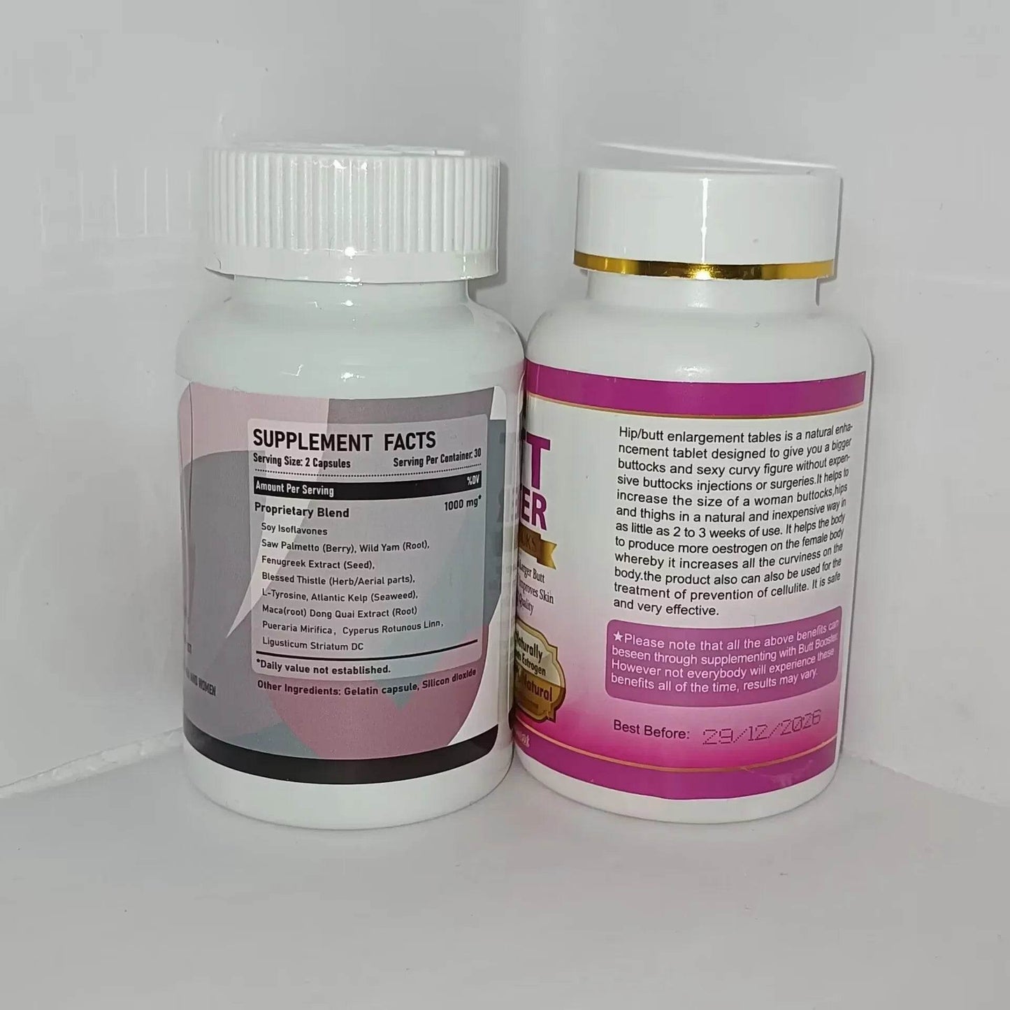 1 set of breast ment capsules and hip joint ment capsules to personal female charm and shape health food - FLORANZANI- Beauté & Santé