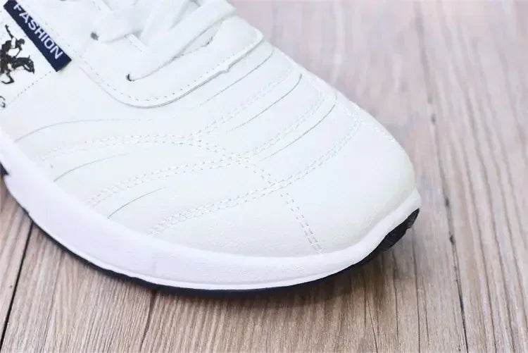 PU Leather Men Sneakers Breathable Men Casual Shoes Arrival Wedges Men Vulcanized Shoes Non-Slip Male Board Shoes Кроссовки - FLORANZANI- Beauté & Santé