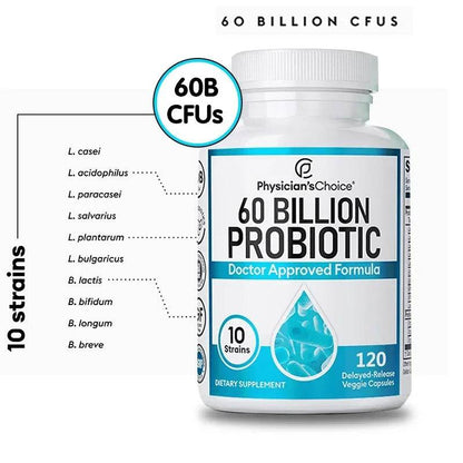 Daily probiotic supplement—helps burn fat metabolism and promotes nutrient digestion and gut health for adult men and women - FLORANZANI- Beauté & Santé