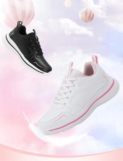 Women Casual Sneakers Running Sport Shoes Mesh Breathable Female Walking Jogging Shoes Comfortable Black White Tennis Sneakers