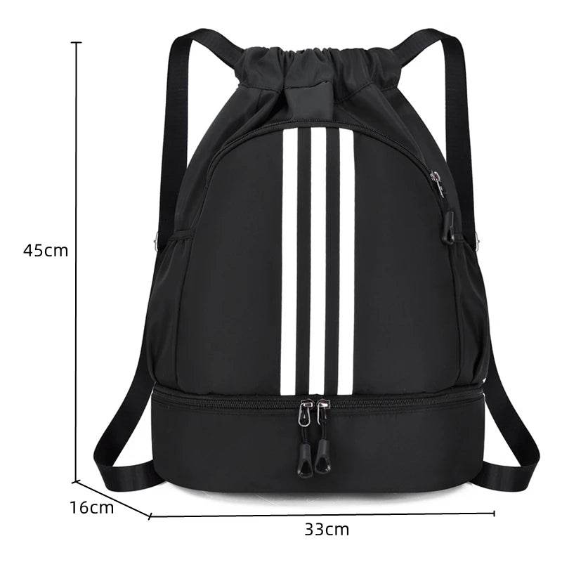 Outdoor Fitness Backpack Basketball Gym Bag Backpack Women Men Travel Soccer Football Storage Bags Training Drawstring Sport Bag - FLORANZANI- Beauté & Santé