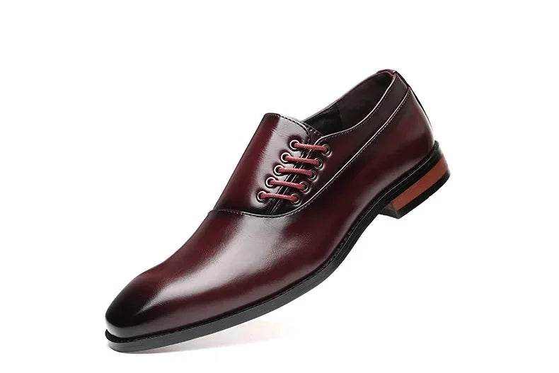 Business Dress Men Shoes Square Toe Leather Party Wedding Shoes Men Quality Gentleman Shoess 48 Casual Man Office Shoes 2024 - FLORANZANI- Beauté & Santé