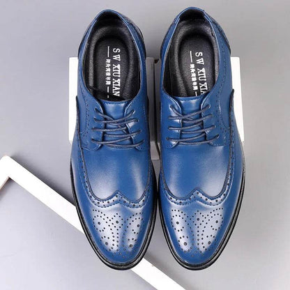 Men Oxford Shoes Luxury Leather Brogue Shoes Male Classic Business Formal Shoes High Quality Handcrafted Men Party Wedding Shoe - FLORANZANI- Beauté & Santé