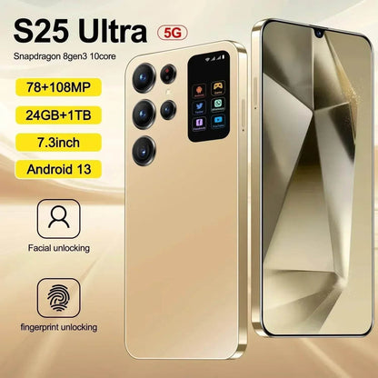 New S26 Ultra Smartphone Original 7.3 Inch 32G+2T Celulares Android Moblie Phones Unlocked 5G Dual Sim Global Version CellPhones - FLORANZANI- Beauté & Santé