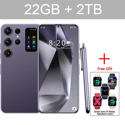 2025 Cellphones S24 Ultra 7.3 Inch 4G 5G Original Smartphone Dual SIM Android 14 Cell Phone Global Version Smart Mobile Phones - FLORANZANI- Beauté & Santé