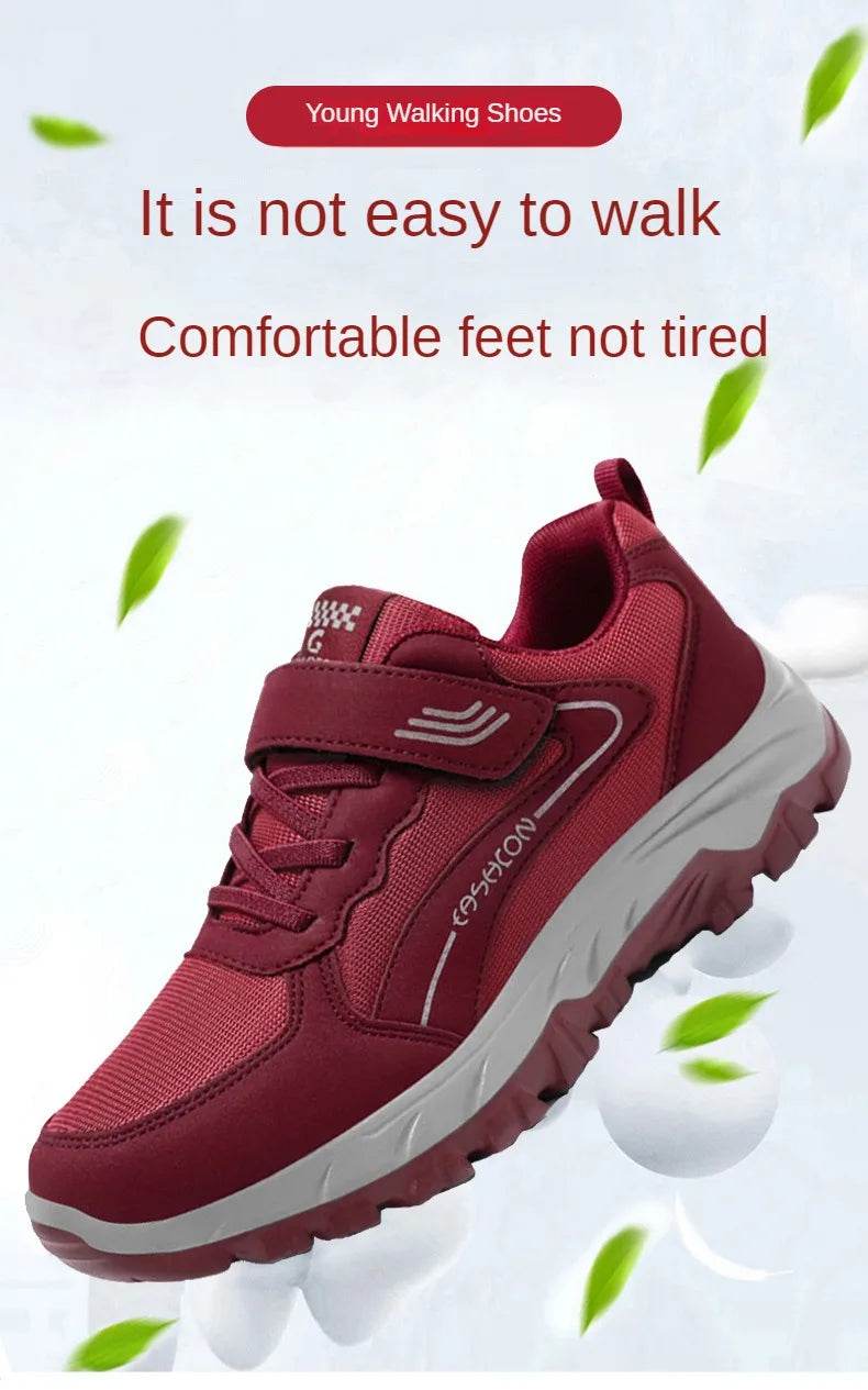 Women's Sports Shoes Leather Sports Shoes Waterproof Fashionable Outdoor Hiking Anti SlipCasual Walking Shoes Women's Shoes - FLORANZANI- Beauté & Santé