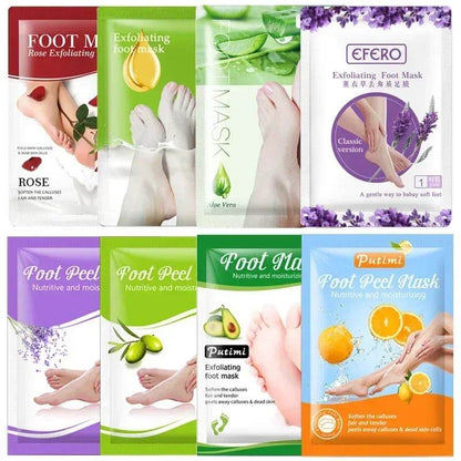 1 Pag = 1 Pair Honey Foot Mask For Remove Dead Skin Calluses Exfoliating Foot Mask Feet Cream Whitening Foot Spa Skin Care Tool - FLORANZANI- Beauté & Santé