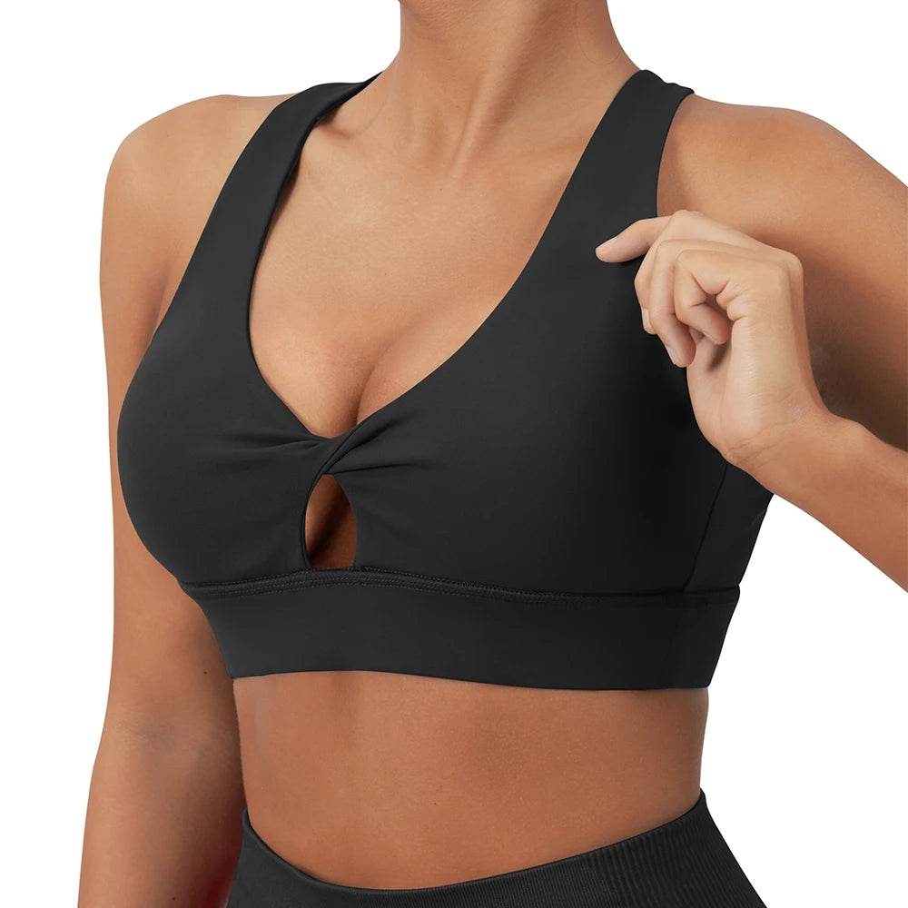 Sports Vest Sports Bra Women Padded Seamless Push Up Crop Top Bra Top Backless Bralette Backless Fitness Sports Top Yoga Top - FLORANZANI- Beauté & Santé