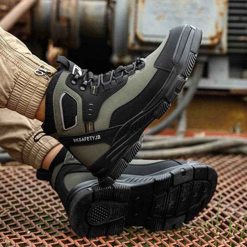 Indestructible Safety Shoes Anti-puncture Work Hiker Boots Anti Shock High Top Sneakers Security Protective Shoes for Men - FLORANZANI- Beauté & Santé