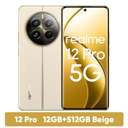 [World Premiere] realme 12 Pro 5G Smartphone 32MP Telephoto Portrait Camera Sony IMX882 OIS Camera Snapdragon® 6 Gen 1 Processor - FLORANZANI- Beauté & Santé