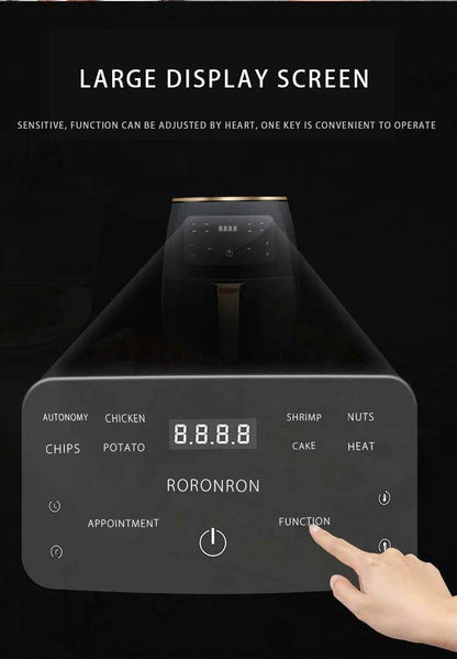 6L Air fryer Multi-functional intelligent touch screen oven Large capacity Electro mechanical deep fryer for home airfryer - FLORANZANI- Beauté & Santé