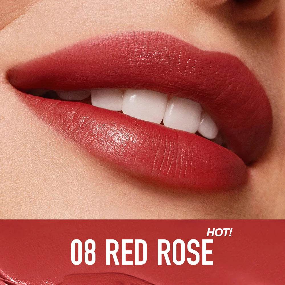 O.TWO.O Lipstick Lip Tint Moisturizing Nourishing Glow Lightweight Smooth Non-Sticky Refreshing Red High-shine Lipstick Makeup - FLORANZANI- Beauté & Santé