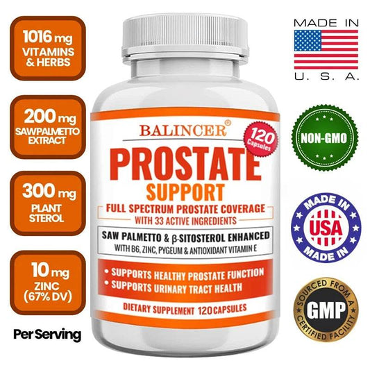 Balincer Men's Prostate Health Supplement DHT Hair Supports Urinary Tract Health - FLORANZANI- Beauté & Santé