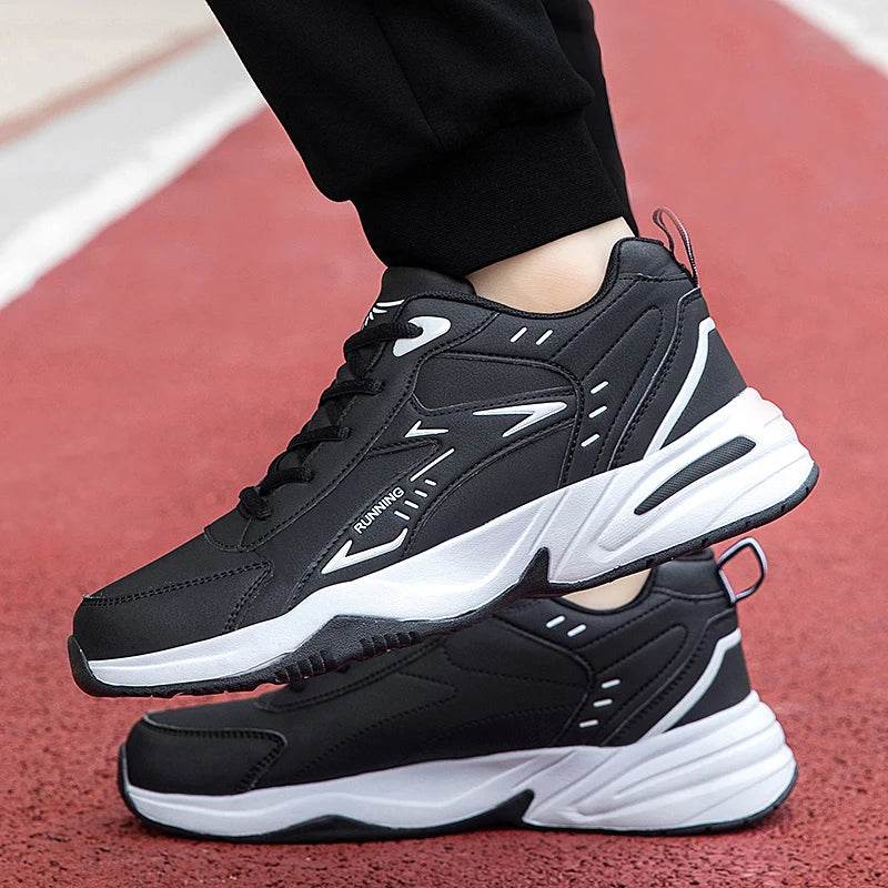 Mens Sports Shoes Fashion High-quality Outdoor Breathable Running Shoes 2024 New Luxury Design Leather Casual Flat Mens Sneakers - FLORANZANI- Beauté & Santé