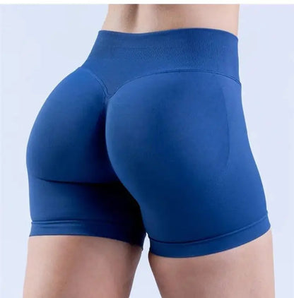 Epligg Women Fitness Sports Shorts 4.5" With logo Gym Shorts Low Ribbed Band Workout Scrunch Butt Yoga Booty Running Short Pants - FLORANZANI- Beauté & Santé