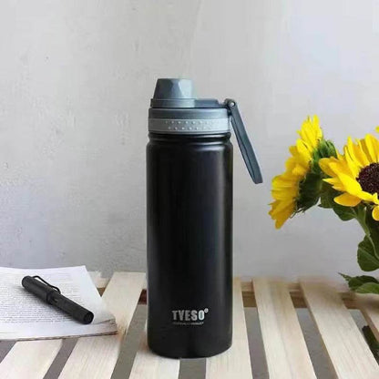 Tyeso 530/750ML Stainless Steel Thermos Bottle Portable Outdoor Sport Water Cup Keeps Cold and Heat High Capacity Thermos Bottle - FLORANZANI- Beauté & Santé