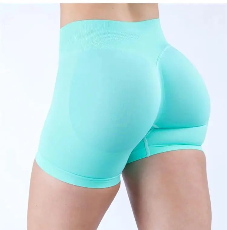 Epligg Women Fitness Sports Shorts 4.5" With logo Gym Shorts Low Ribbed Band Workout Scrunch Butt Yoga Booty Running Short Pants - FLORANZANI- Beauté & Santé