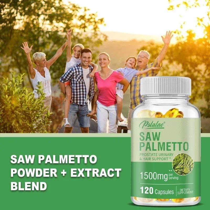 Premium Saw Palmetto - Promotes Male Prostate Health, Prevents Hair Loss, Relieves Frequent Urination, and Promotes Vitality - FLORANZANI- Beauté & Santé