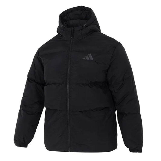 Adidas men's 2024 winter new windproof warm outdoor sportswear fashion trend 100 hooded down jacket JG5940 - FLORANZANI- Beauté & Santé