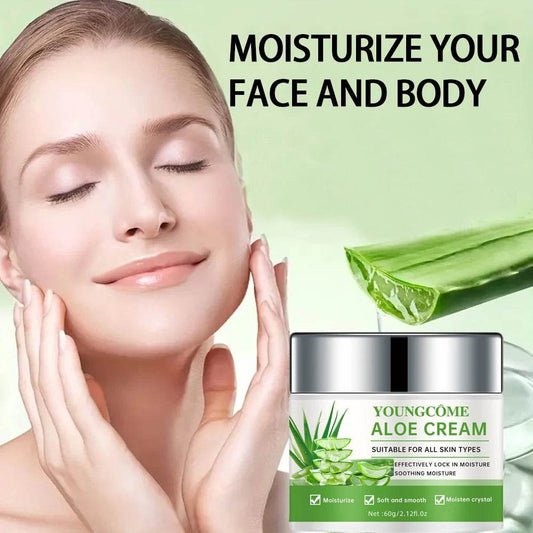 Aloe Vera Deep moisturizing cream, effectively locks in moisture and sooth skin, suitable for all skinall skin types, men and wo - FLORANZANI- Beauté & Santé