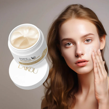 Snail Face Cream Improve Roughness Tighten Skin Repair Damaged Skin Moisturizing Shrink Pores Nourish Rejuvenate Skin Care - FLORANZANI- Beauté & Santé