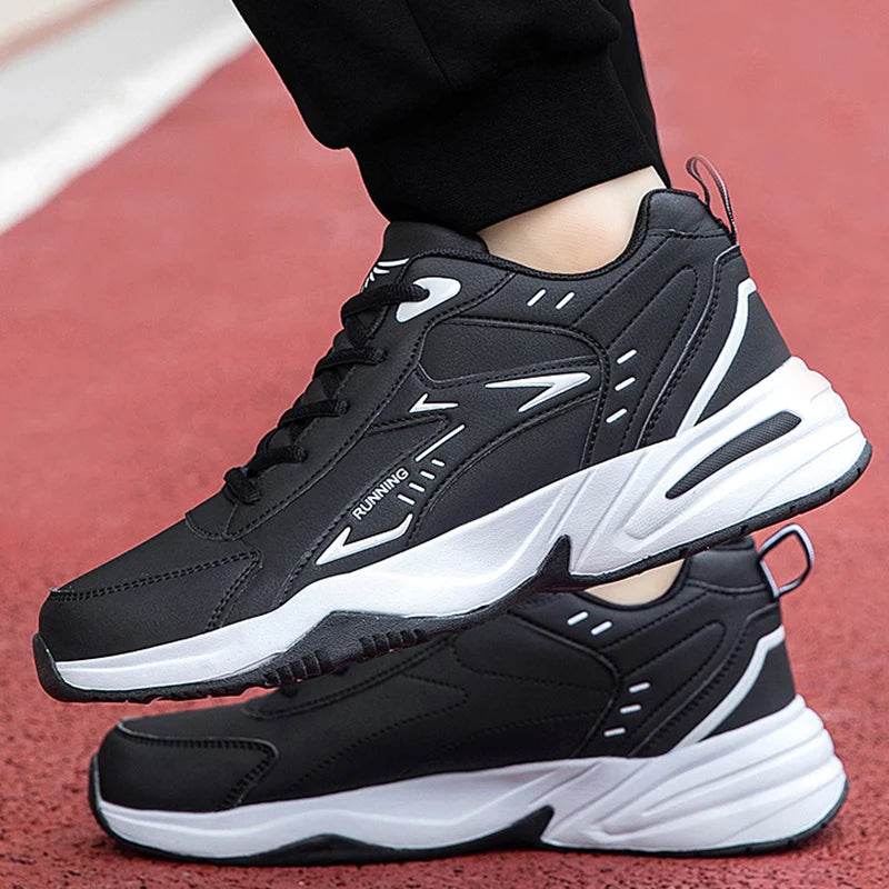 Mens Sports Shoes Fashion High-quality Outdoor Breathable Running Shoes 2024 New Luxury Design Leather Casual Flat Mens Sneakers - FLORANZANI- Beauté & Santé