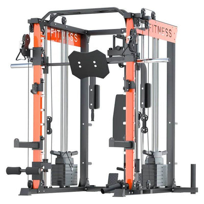 Smith machine squat gantry frame home multifunctional fitness equipment bird bench - FLORANZANI- Beauté & Santé