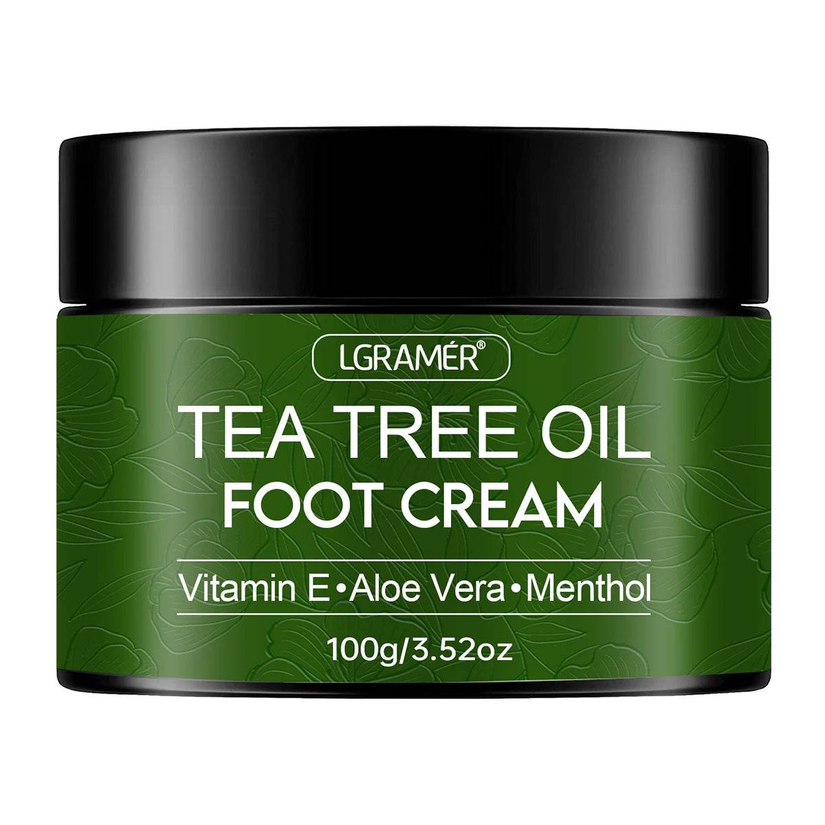 Tea Tree Oil Foot Cream Improves Skin Roughness Softens Cracked Feet Exfoliating Daily Foot Care Solution Lasting Moisturization - FLORANZANI- Beauté & Santé