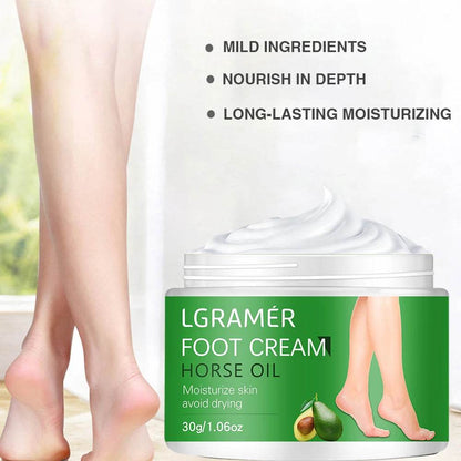 Avocado Anti Crack Foot Cream Herbal Anti-Drying Heel Chapped Repair Balm Dead Skin Remove Foot Mask Moisturizing Hand Feet Care - FLORANZANI- Beauté & Santé