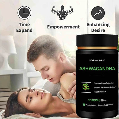 Original Ashwagandha Tablet Pen-is Enlargement Energy Supplement Anti-oxidation,Enhance Immunity,E-rection Capsules for Men - FLORANZANI- Beauté & Santé