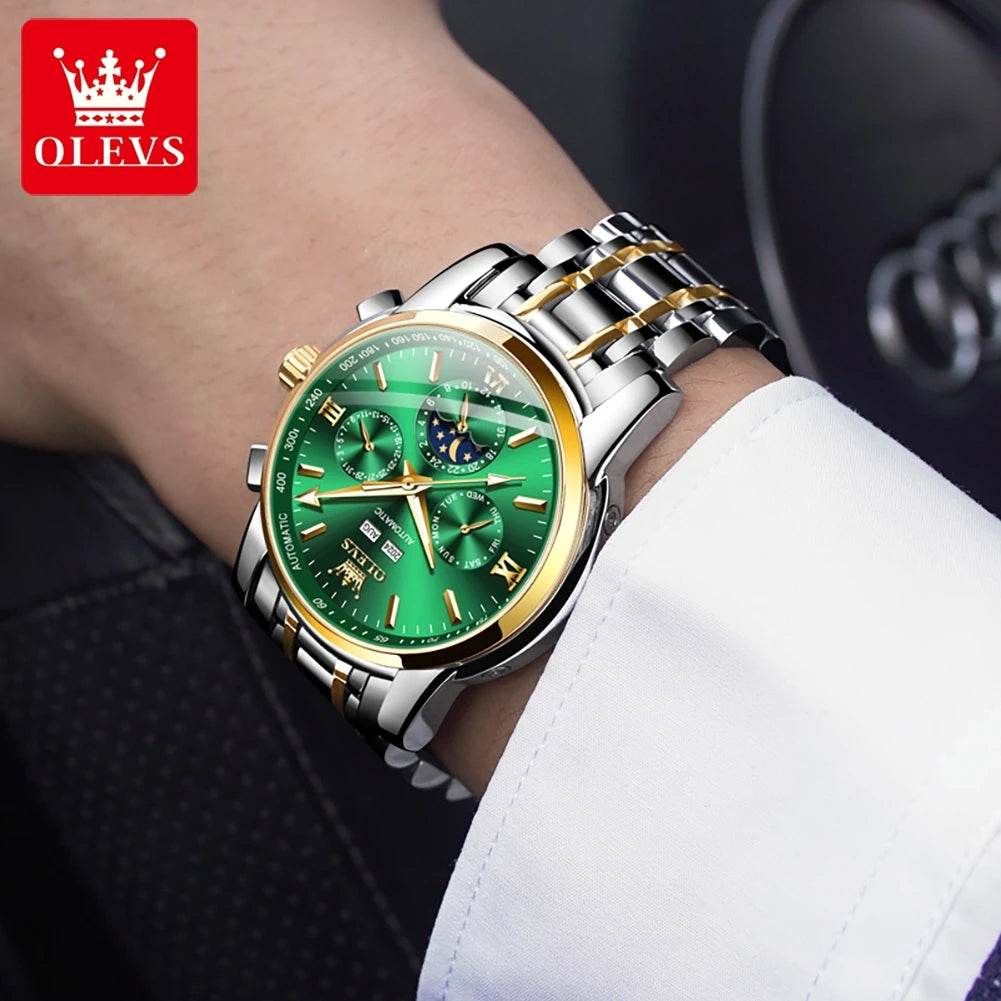 OLEVS Couple Watch Valentines Matching Watches His and Her Couple Set Wrist Watch Men and Women Lovers Wedding Romantic gifts - FLORANZANI- Beauté & Santé