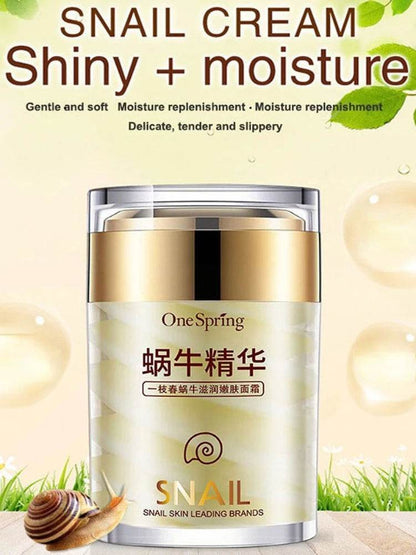 Snail Collagen Face Cream Whitening Moisture Anti Aging Facial Firming Cream Anti Wrinkles Eye Bags Korean Skin Care Product 60g - FLORANZANI- Beauté & Santé