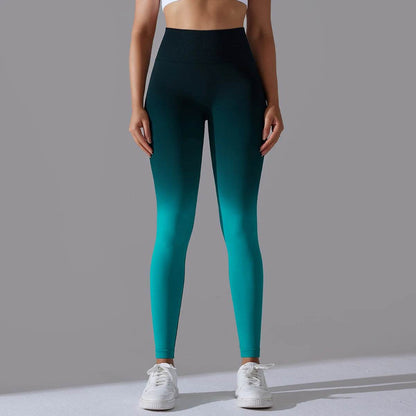 Gradual Change Yoga Pants High Waisted Gym Leggings Sport Women Fitness Seamless Female Legging Tummy Control Running Training - FLORANZANI- Beauté & Santé