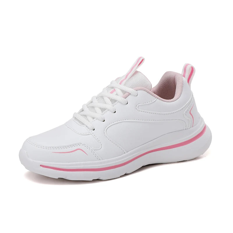 Women Casual Sneakers Running Sport Shoes Mesh Breathable Female Walking Jogging Shoes Comfortable Black White Tennis Sneakers