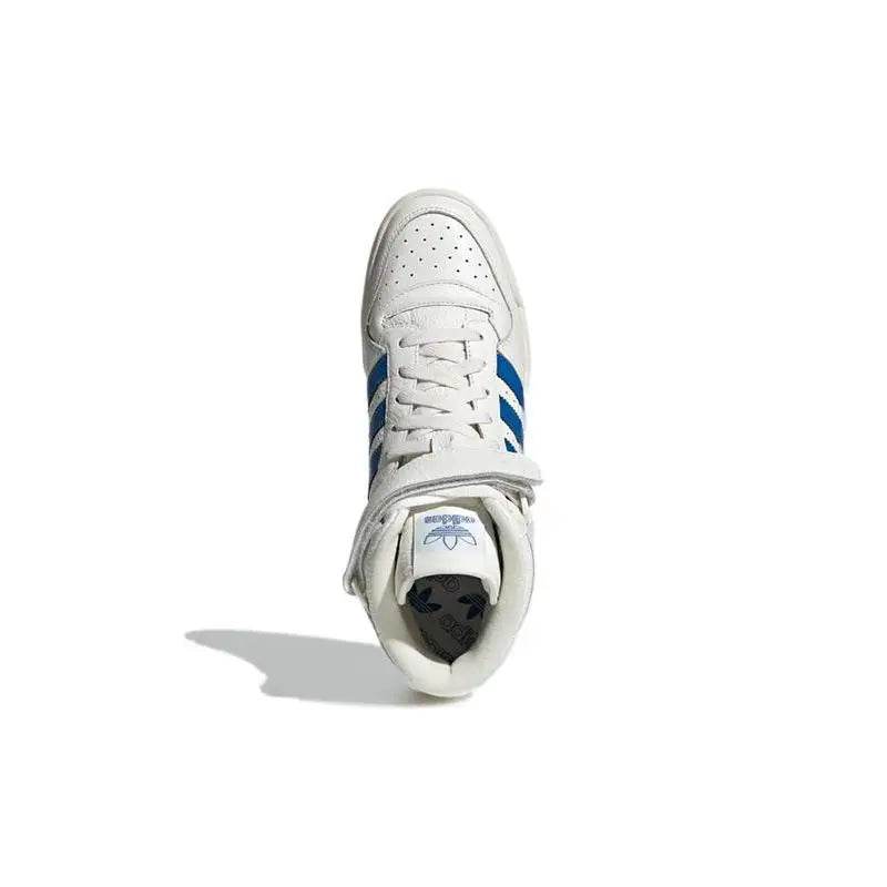 Adidas Forum Mid Off White Blue Bird Sneakers shoes GX1021 - FLORANZANI- Beauté & Santé