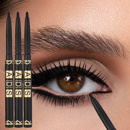 3pcs Long-Lasting Waterproof Black Eyeliner Pencils - Smudge & Sweat Proof for Bold Eye Makeup, Perfect Gift - FLORANZANI- Beauté & Santé