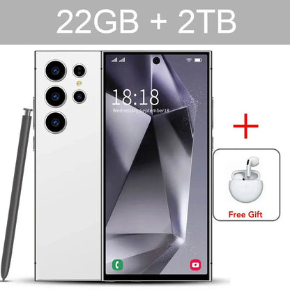 New S24 Ultra 7.3HD Cellphones Global Version 4G 5G Original Smartphone Android 14 Cell Phone Snapdragon 8 gen 3 Mobile Phones - FLORANZANI- Beauté & Santé