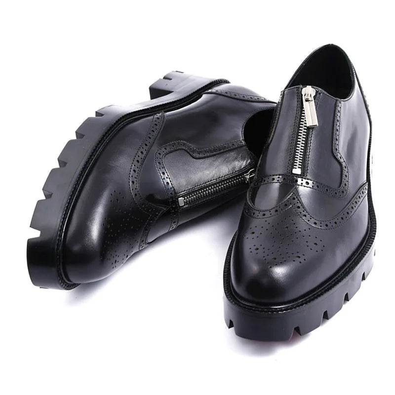 New sapato de couro masculino mens dress shoes chaussure hommes genuine leather dress shoes for men - FLORANZANI- Beauté & Santé