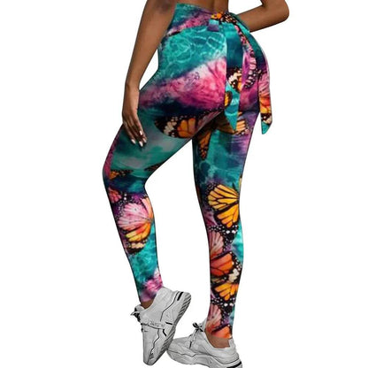 Seamless Tie Dye Leggings Women Sexy Fitness Gym Legging Push up High waist Leggings Sport Pants Women Clothing - FLORANZANI- Beauté & Santé