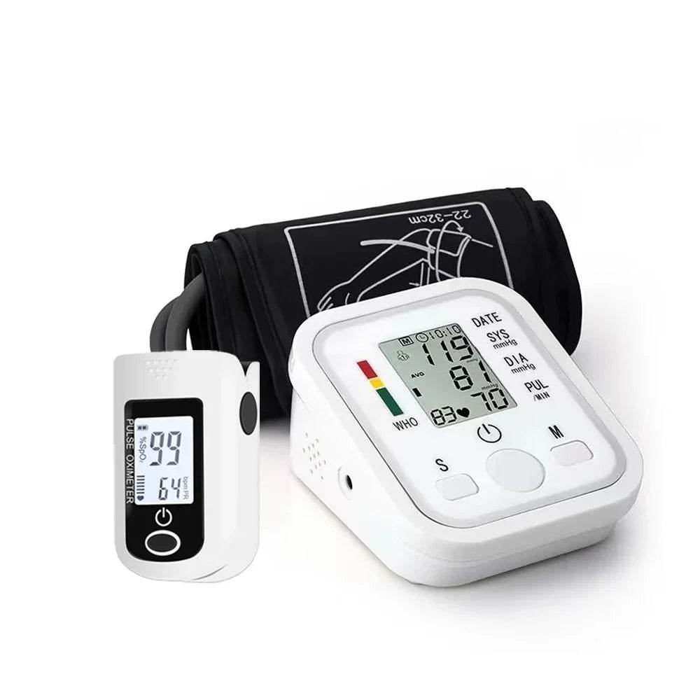 Medical Automatic Sphygmomanometer Digital Arm Wrist BP Blood Pressure Monitor Tensiometer Tonometer Heart Rate Pulse Meter - FLORANZANI- Beauté & Santé