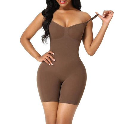 Colombianas Seamless Women Sculpting Bodysuit Push Up Butt Lifter Thigh Slimmer Slimming Underwear Body Shaper Shapewear - FLORANZANI- Beauté & Santé