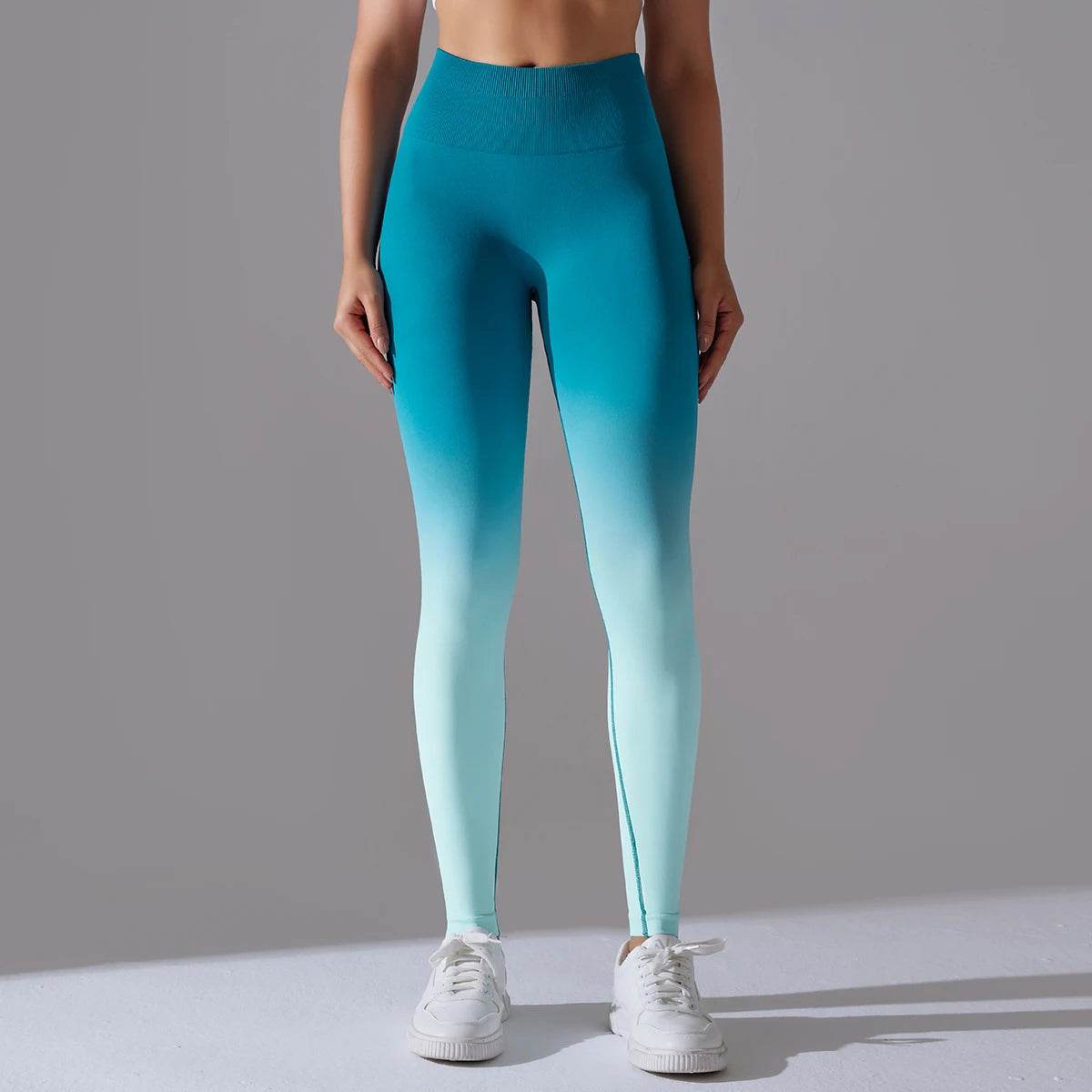 Gradual Change Yoga Pants High Waisted Gym Leggings Sport Women Fitness Seamless Female Legging Tummy Control Running Training - FLORANZANI- Beauté & Santé