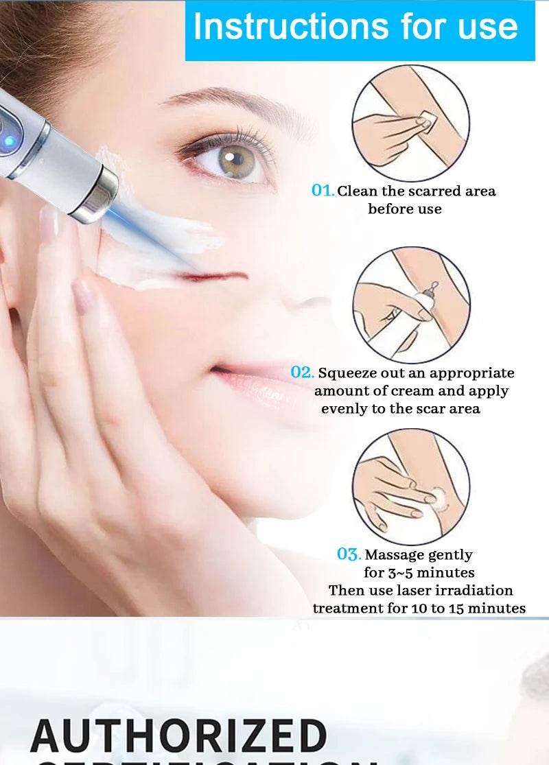 Laser pointer, scars disappear - FLORANZANI- Beauté & Santé