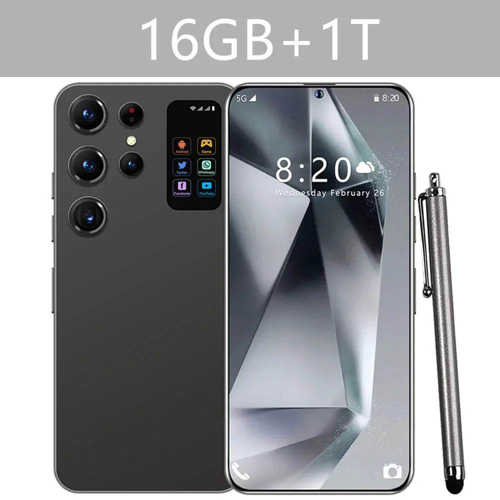 2025 Cellphones S24 Ultra 7.3 Inch 4G 5G Original Smartphone Dual SIM Android 14 Cell Phone Global Version Smart Mobile Phones - FLORANZANI- Beauté & Santé