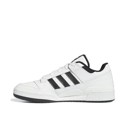 Adidas Forum Men's and Women's Casual Retro Low Cut Wear-resistant Versatile Sports Skateboarding Shoes