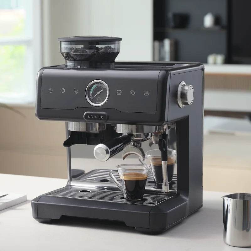 Espresso Commercial Coffee Machine Small Home Grinding Integrated Semi-Automatic Coffee Machine - FLORANZANI- Beauté & Santé