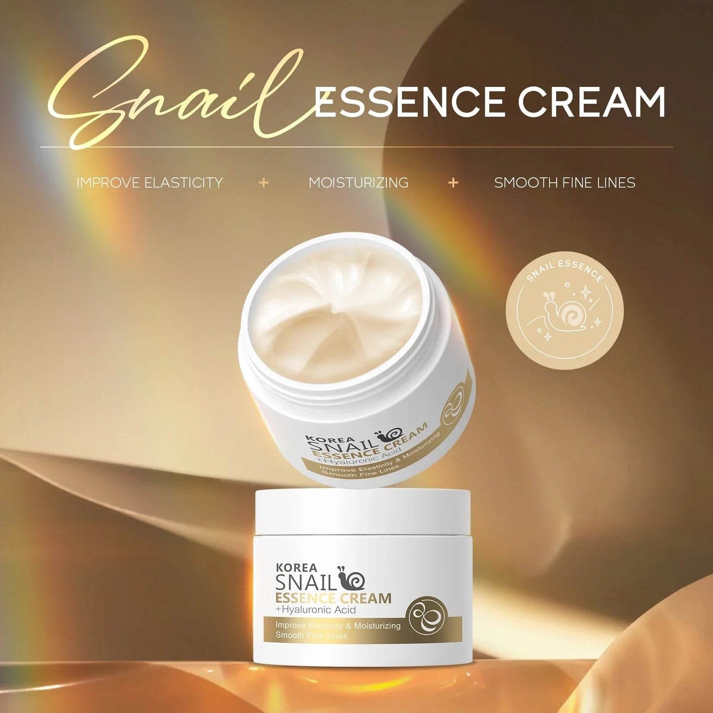 Snail Face Cream Improve Roughness Tighten Skin Repair Damaged Skin Moisturizing Shrink Pores Nourish Rejuvenate Skin Care - FLORANZANI- Beauté & Santé