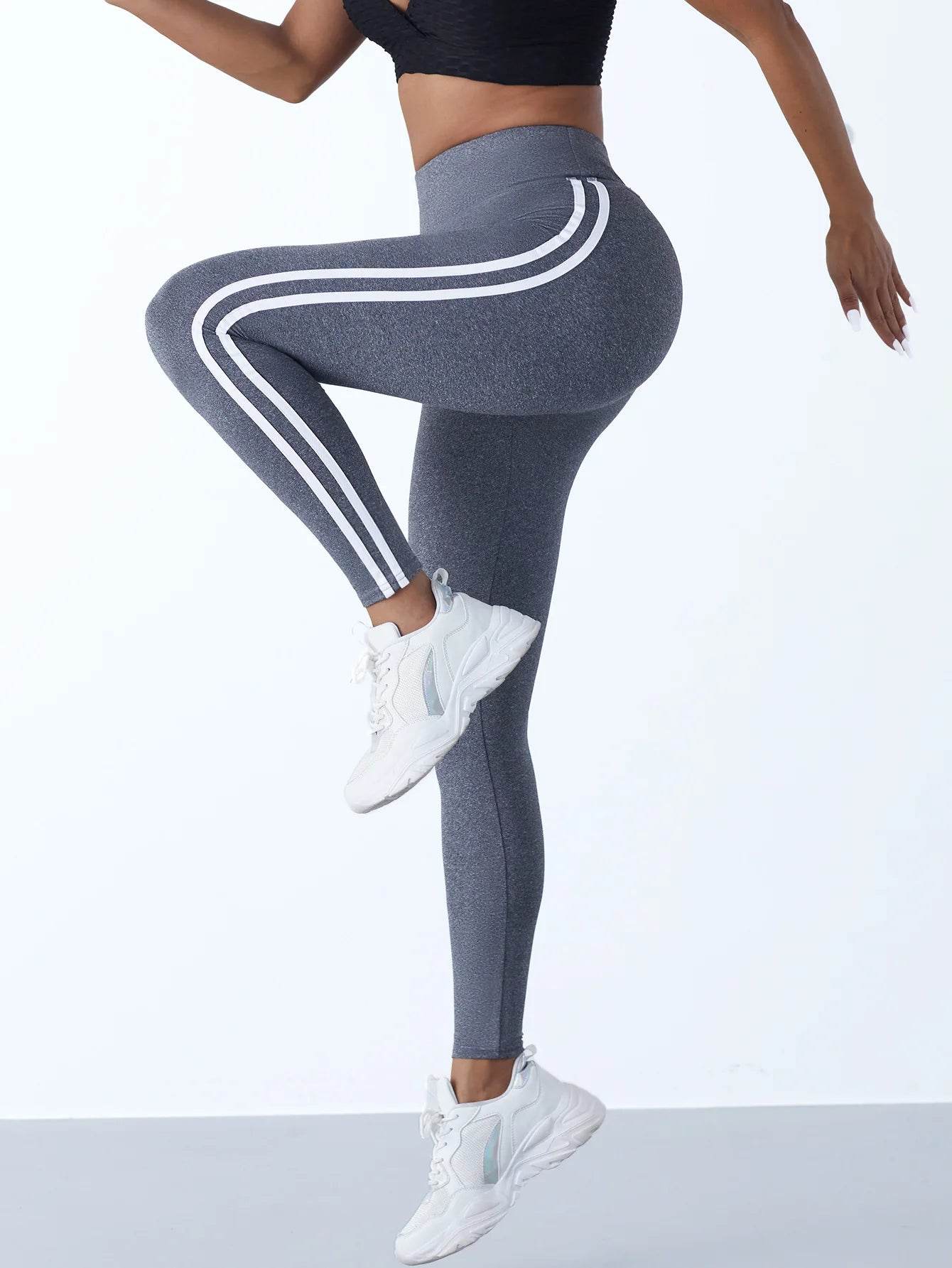 Yoga Pants Women Seamless Compression Work Out Leggings Tummy Control High Waisted Women's Running Athletic Gym Workout Clothes - FLORANZANI- Beauté & Santé