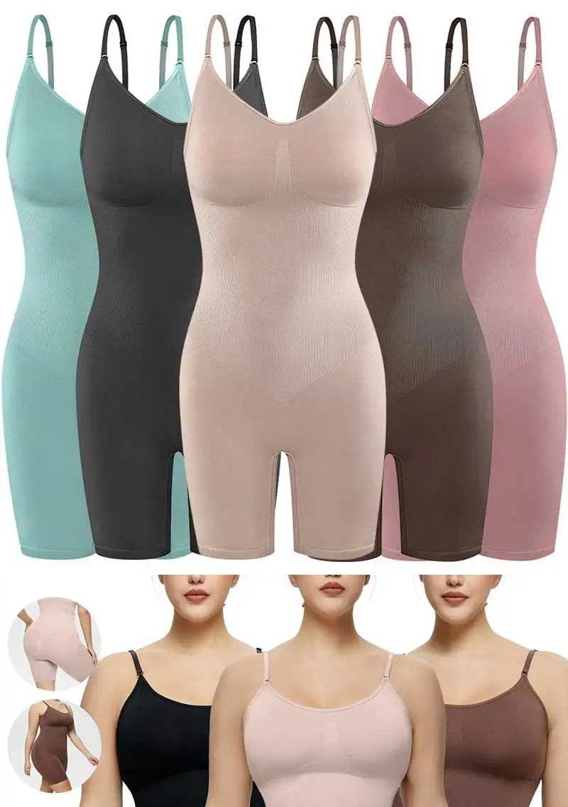 Shapewear Stree jumpsuit Women Tummy Control full Body Shaper Bodysuit Reducing and Shaping Girdles - FLORANZANI- Beauté & Santé